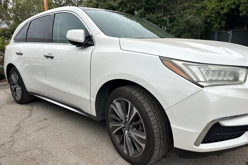 White Diamond Pearl 2019 Acura MDX 3.5L w/Technology Package