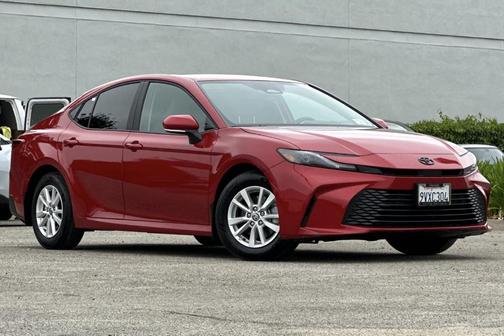 Red 2025 Toyota Camry LE
