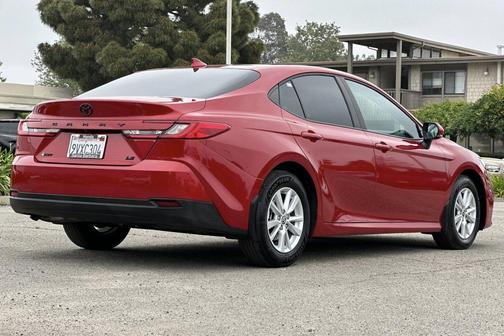 Red 2025 Toyota Camry LE