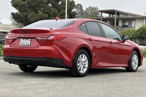 Red 2025 Toyota Camry LE