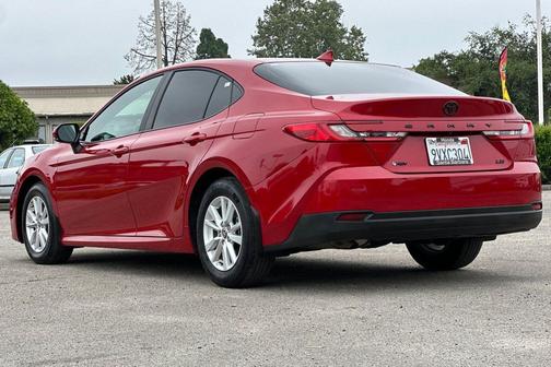 Red 2025 Toyota Camry LE