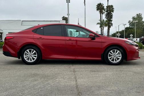 Red 2025 Toyota Camry LE