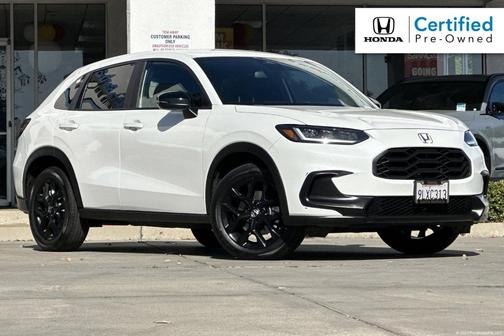 Platinum White Pearl 2024 Honda HR-V Sport