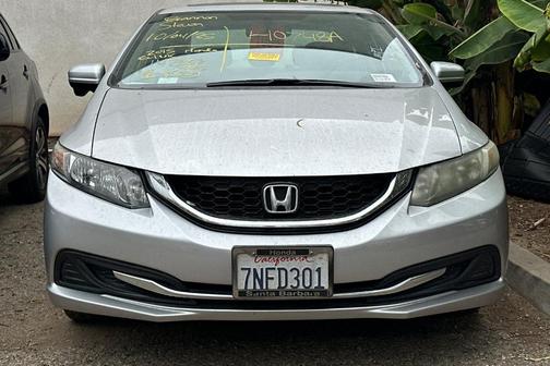 Alabaster Silver Metallic 2015 Honda Civic EX