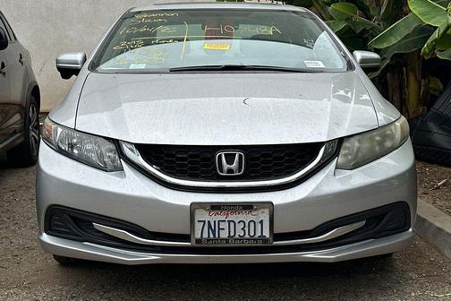 Alabaster Silver Metallic 2015 Honda Civic EX
