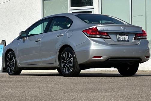 Alabaster Silver Metallic 2015 Honda Civic EX