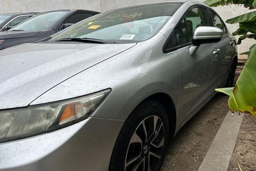 Alabaster Silver Metallic 2015 Honda Civic EX