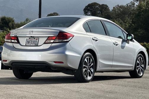 Alabaster Silver Metallic 2015 Honda Civic EX