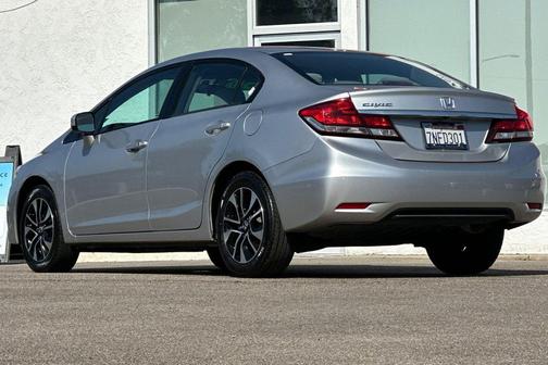 Alabaster Silver Metallic 2015 Honda Civic EX