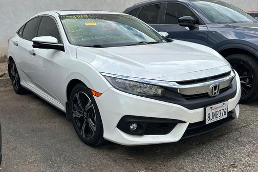 White Orchid Pearl 2016 Honda Civic Touring