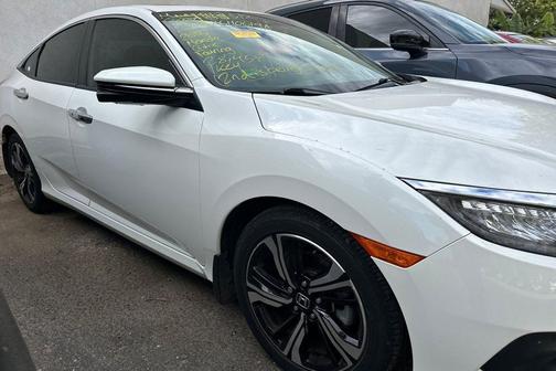White Orchid Pearl 2016 Honda Civic Touring