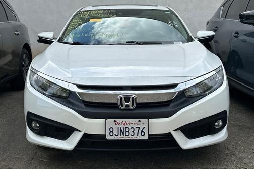 White Orchid Pearl 2016 Honda Civic Touring