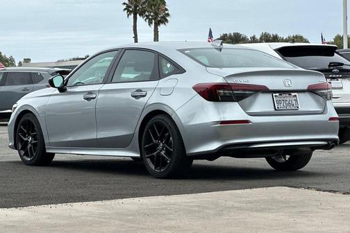 Solar Silver Metallic 2025 Honda Civic Sport