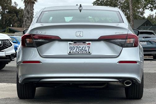 Solar Silver Metallic 2025 Honda Civic Sport