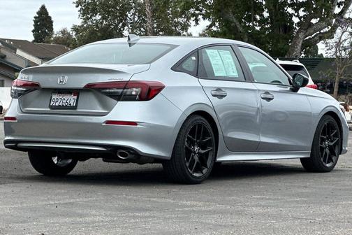 Solar Silver Metallic 2025 Honda Civic Sport