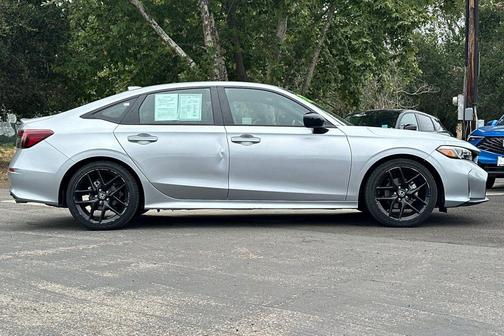Solar Silver Metallic 2025 Honda Civic Sport