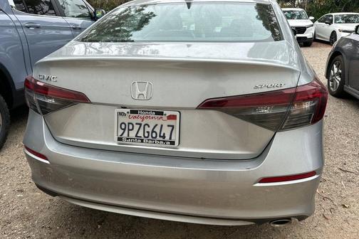 Solar Silver Metallic 2025 Honda Civic Sport