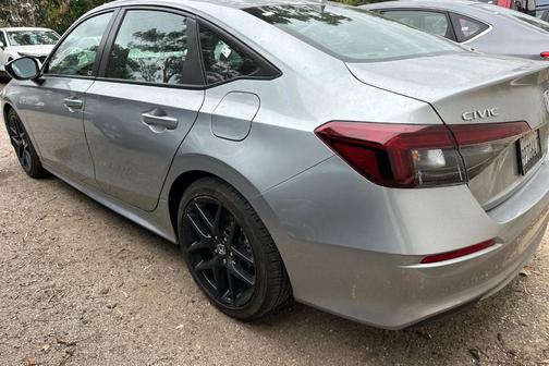 Solar Silver Metallic 2025 Honda Civic Sport