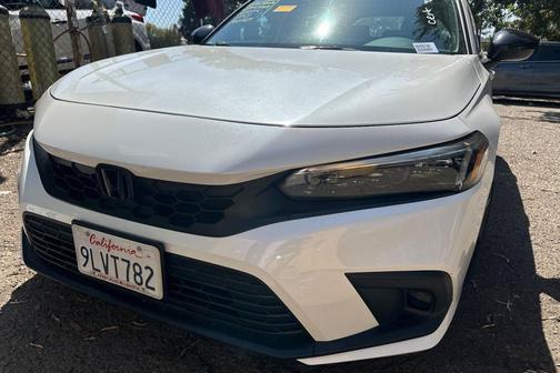 Platinum White Pearl 2024 Honda Civic Sport