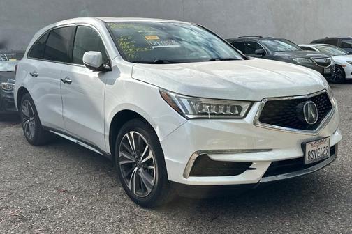 Platinum White Pearl 2020 Acura MDX 3.5L w/Technology Package