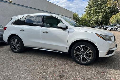 Platinum White Pearl 2020 Acura MDX 3.5L w/Technology Package