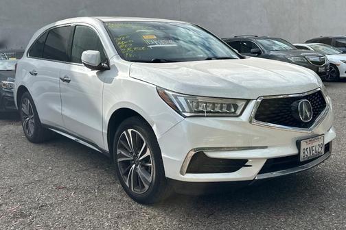 Platinum White Pearl 2020 Acura MDX 3.5L w/Technology Package