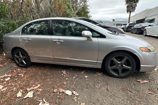 Alabaster Silver Metallic 2008 Honda Civic LX