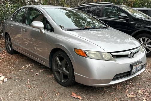 Alabaster Silver Metallic 2008 Honda Civic LX