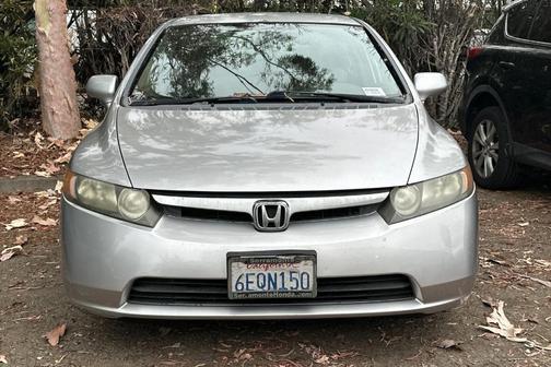 Alabaster Silver Metallic 2008 Honda Civic LX