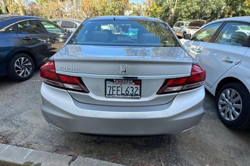 Alabaster Silver Metallic 2014 Honda Civic LX
