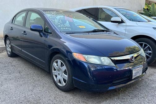 Fiji Blue Pearl 2007 Honda Civic LX