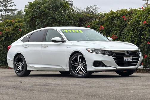 Platinum White Pearl 2022 Honda Accord Hybrid Touring