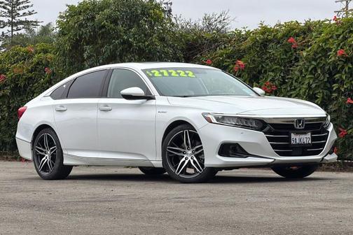 Platinum White Pearl 2022 Honda Accord Hybrid Touring