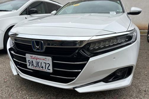 Platinum White Pearl 2022 Honda Accord Hybrid Touring