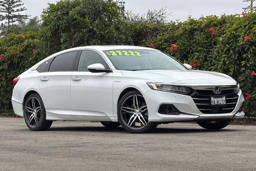 Platinum White Pearl 2022 Honda Accord Hybrid Touring