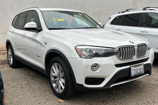 Alpine White 2017 BMW X3 sDrive28i