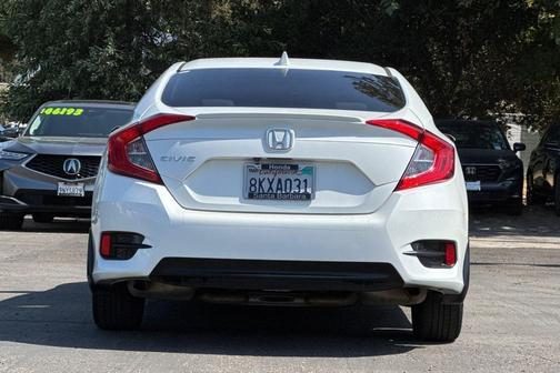 White Orchid Pearl 2016 Honda Civic EX-T