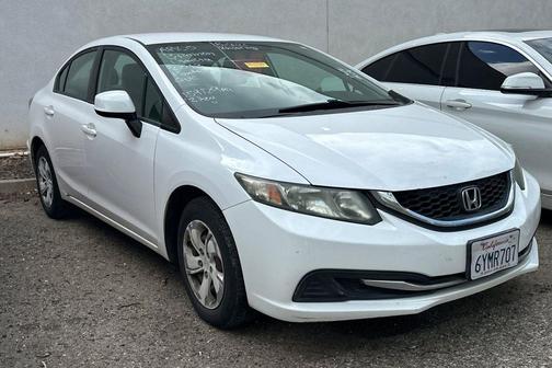 Taffeta White 2013 Honda Civic LX
