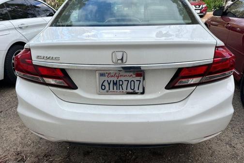 Taffeta White 2013 Honda Civic LX