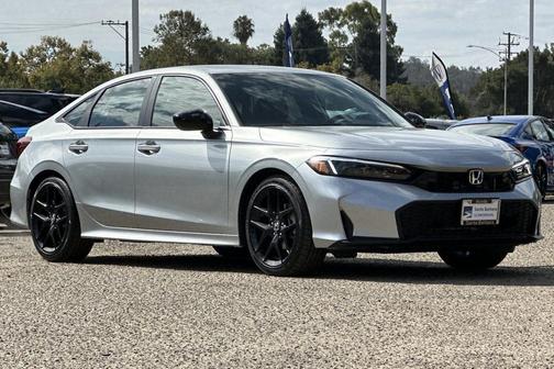 Solar Silver Metallic 2026 Honda Civic Sport