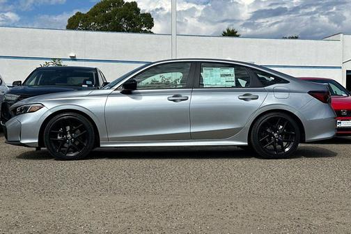 Solar Silver Metallic 2026 Honda Civic Sport