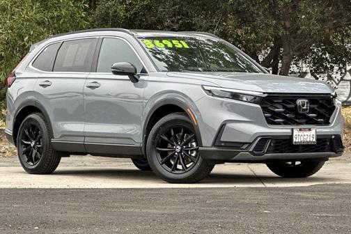Urban Gray Pearl 2025 Honda CR-V Hybrid Sport-L