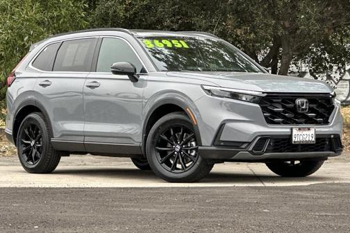 Urban Gray Pearl 2025 Honda CR-V Hybrid Sport-L