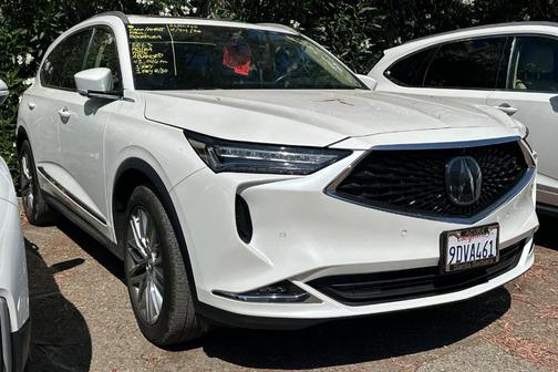 Platinum White Pearl 2023 Acura MDX Advance