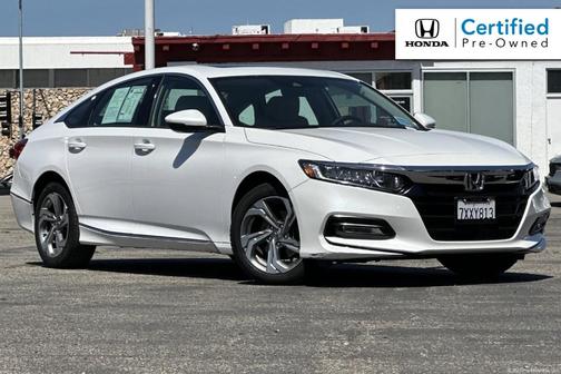 Platinum White Pearl 2018 Honda Accord EX-L