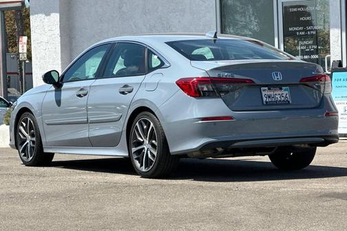 Sonic Gray Pearl 2024 Honda Civic Touring