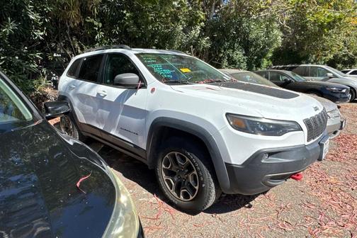 Bright White Clearcoat 2020 Jeep Cherokee Trailhawk