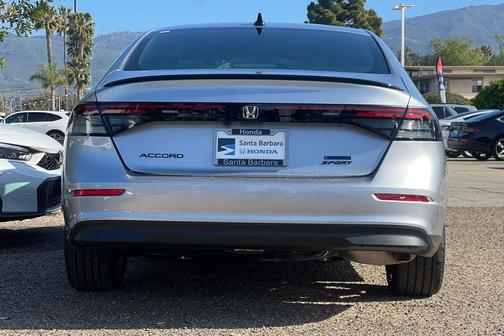 Solar Silver Metallic 2026 Honda Accord Hybrid Sport