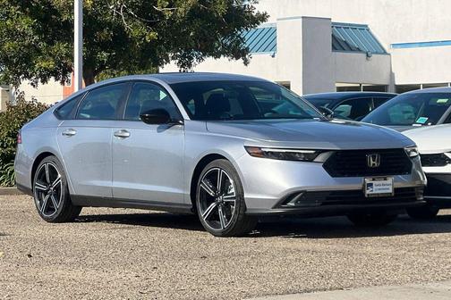 Solar Silver Metallic 2026 Honda Accord Hybrid Sport