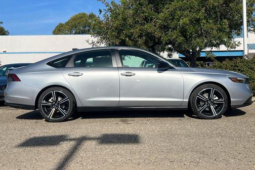 Solar Silver Metallic 2026 Honda Accord Hybrid Sport